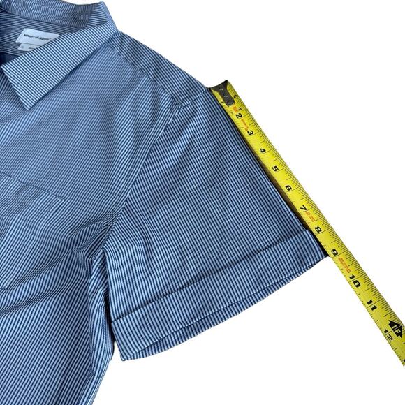 Ministry of supply Hybrid Seersucker short sleeves shirt XL Preppy Prep Coastal - Picture 7 of 7